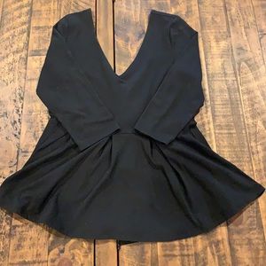Peplum 3/4 top